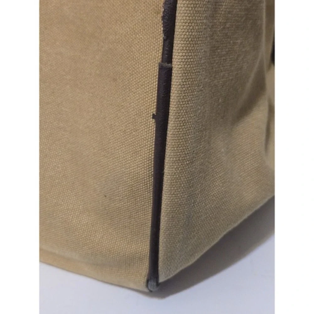 ZEP-PRO Khaki Brown Tan Canvas Leathrr Concho‎ Travel Duffel Bag 15